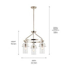 Kichler - Kichler Everett Chandelier 3Lt - Lights Canada