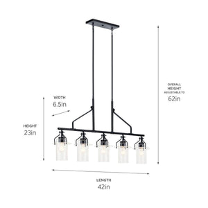 Kichler - Everett 42" 5-Light Linear Suspension - Lights Canada