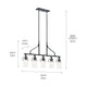 Kichler - Everett 42" 5-Light Linear Suspension - Lights Canada