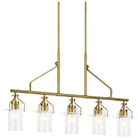 Everett 42" 5-Light Linear Suspension