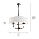 Kichler - Kichler Kennewick Chandelier 3Lt - Lights Canada