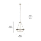 Kichler - Kichler Ritson Inverted Pendant Small - Lights Canada