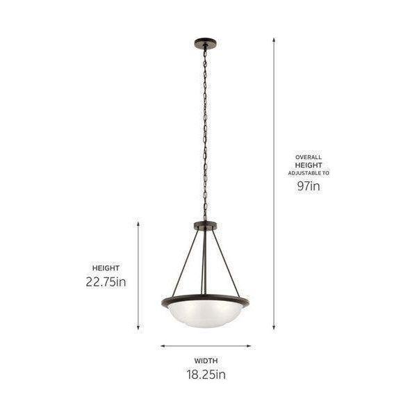 Kichler - Kichler Ritson Inverted Pendant Small - Lights Canada