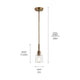 Kichler - Kichler Aivian Mini Pendant 1Lt - Lights Canada