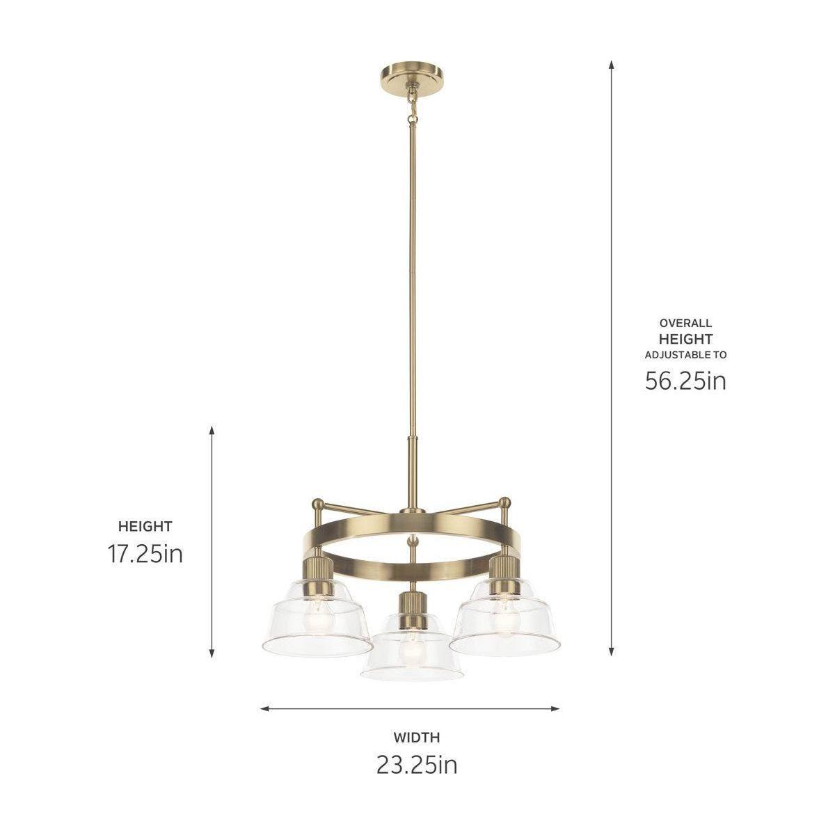 Kichler - Eastmont 3-Light Chandelier - Lights Canada