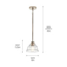 Kichler - Kichler Eastmont Mini Pendant 1Lt - Lights Canada