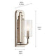 Kichler - Kichler Kimrose Wall Sconce 1 Light - Lights Canada