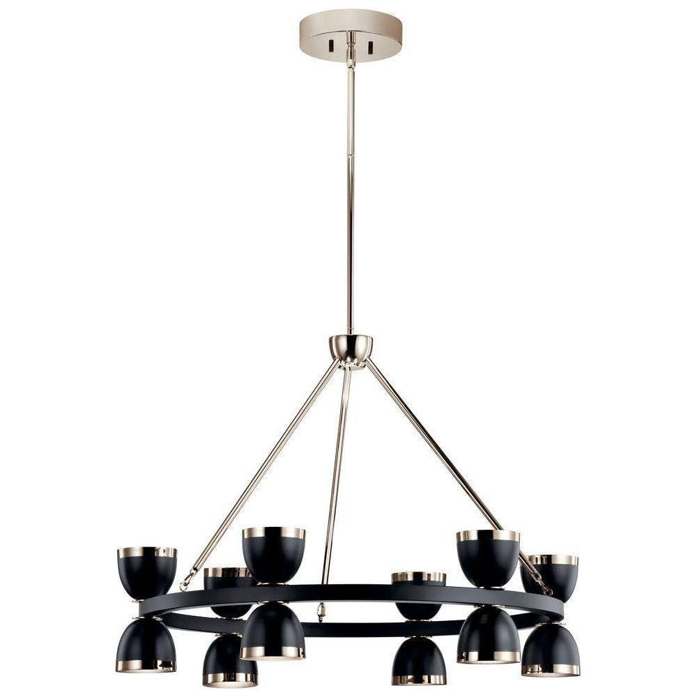Kichler - Kichler Baland Chandelier 12Lt LED - Lights Canada