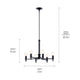 Kichler - Torvee 26" 6-Light Chandelier - Lights Canada