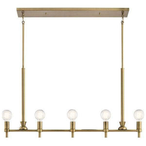 Kichler - Kichler Torvee Linear Chandelier 5Lt - Lights Canada