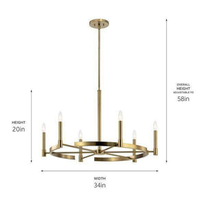 Kichler - Kichler Tolani Chandelier 6Lt - Lights Canada