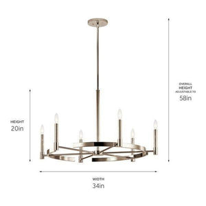 Kichler - Kichler Tolani Chandelier 6Lt - Lights Canada