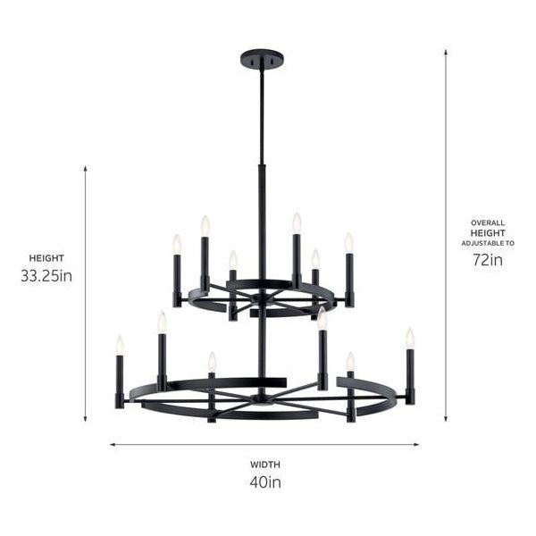 Kichler - Kichler Tolani Chandelier 12Lt - Lights Canada