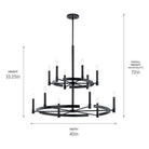 Kichler - Kichler Tolani Chandelier 12Lt - Lights Canada