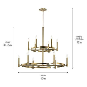 Kichler - Kichler Tolani Chandelier 12Lt - Lights Canada