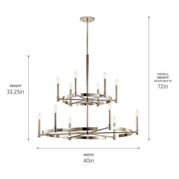 Kichler - Kichler Tolani Chandelier 12Lt - Lights Canada