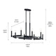 Kichler - Kichler Tolani Oval Chandelier 8Lt - Lights Canada