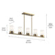Kichler - Kichler Ciona Linear Chandelier 5Lt - Lights Canada