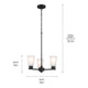 Kichler - Kichler Stamos Chandelier 3Lt - Lights Canada