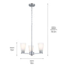 Kichler - Kichler Stamos Chandelier 3Lt - Lights Canada