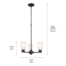 Kichler - Kichler Stamos Chandelier 3Lt - Lights Canada