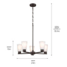 Kichler - Kichler Stamos Chandelier 5Lt - Lights Canada
