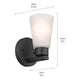 Kichler - Kichler Stamos Wall Sconce 1 Light - Lights Canada