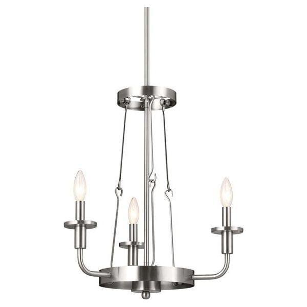 Kichler - Kichler Vetivene Mini Chandelier 3Lt - Lights Canada