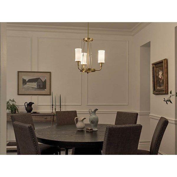 Kichler - Kichler Vetivene Mini Chandelier 3Lt - Lights Canada