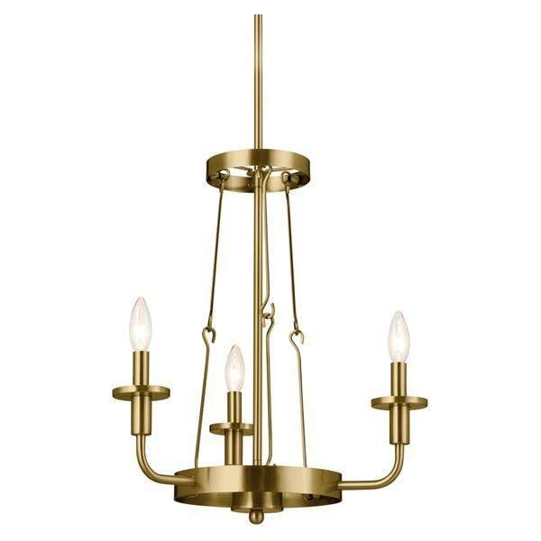 Kichler - Kichler Vetivene Mini Chandelier 3Lt - Lights Canada