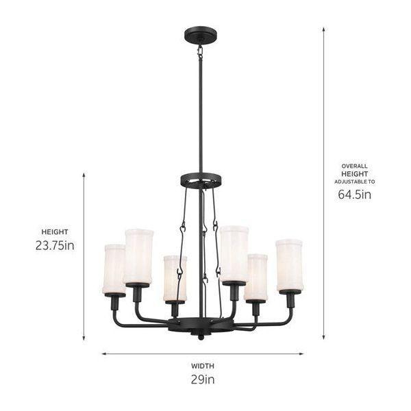 Kichler - Kichler Vetivene Chandelier 6Lt - Lights Canada