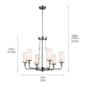 Kichler - Kichler Vetivene Chandelier 6Lt - Lights Canada