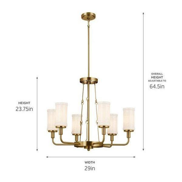 Kichler - Kichler Vetivene Chandelier 6Lt - Lights Canada