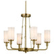 Kichler - Kichler Vetivene Chandelier 6Lt - Lights Canada