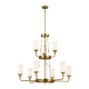 Kichler - Kichler Vetivene Chandelier 9Lt - Lights Canada
