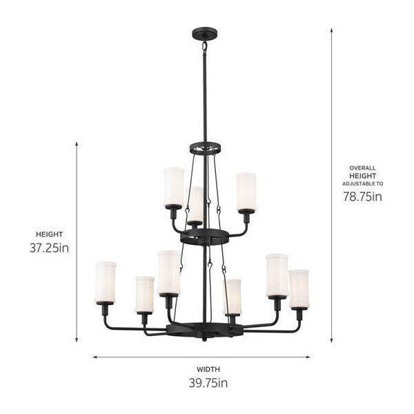 Kichler - Kichler Vetivene Chandelier 9Lt - Lights Canada