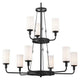 Kichler - Kichler Vetivene Chandelier 9Lt - Lights Canada