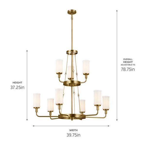 Kichler - Kichler Vetivene Chandelier 9Lt - Lights Canada