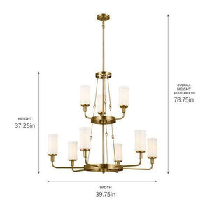 Kichler - Kichler Vetivene Chandelier 9Lt - Lights Canada