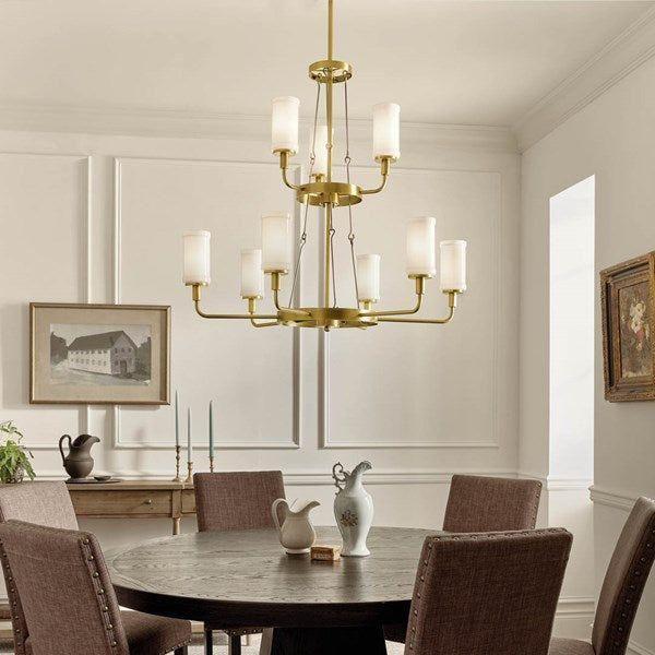 Kichler - Kichler Vetivene Chandelier 9Lt - Lights Canada