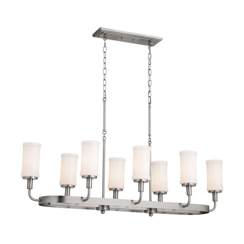 Kichler - Kichler Vetivene Linear Chandelier 8Lt - Lights Canada