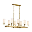 Kichler - Kichler Vetivene Linear Chandelier 8Lt - Lights Canada