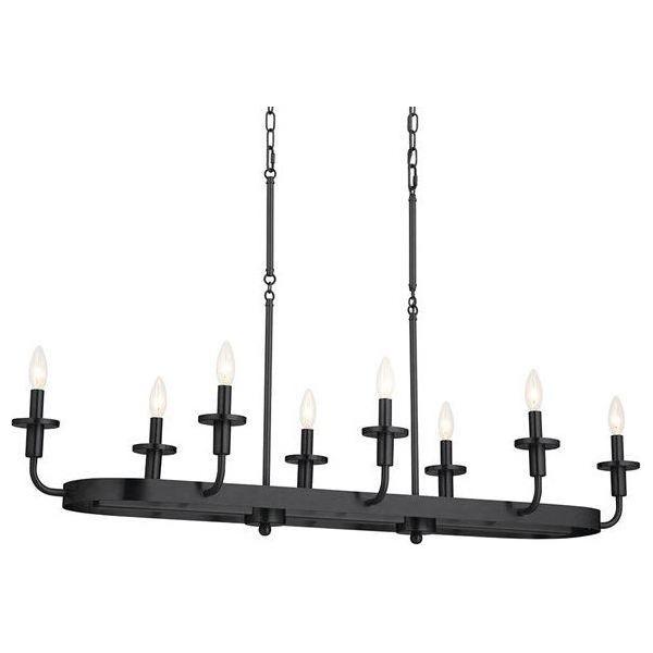 Kichler - Kichler Vetivene Linear Chandelier 8Lt - Lights Canada