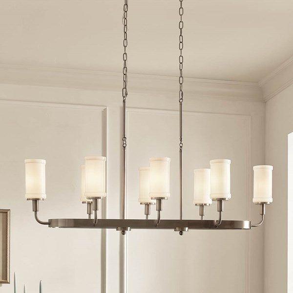 Kichler - Kichler Vetivene Linear Chandelier 8Lt - Lights Canada