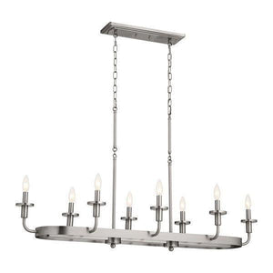 Kichler - Kichler Vetivene Linear Chandelier 8Lt - Lights Canada