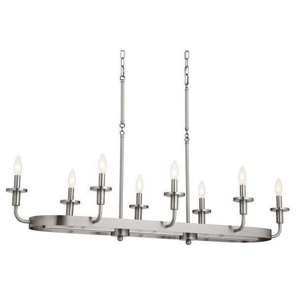 Kichler - Kichler Vetivene Linear Chandelier 8Lt - Lights Canada