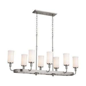 Kichler - Kichler Vetivene Linear Chandelier 8Lt - Lights Canada