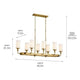 Kichler - Kichler Vetivene Linear Chandelier 8Lt - Lights Canada