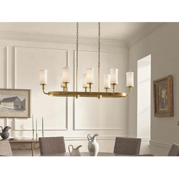 Kichler - Kichler Vetivene Linear Chandelier 8Lt - Lights Canada