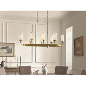 Kichler - Kichler Vetivene Linear Chandelier 8Lt - Lights Canada